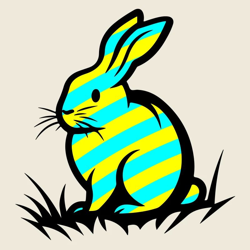 Ostern Symbol Hase