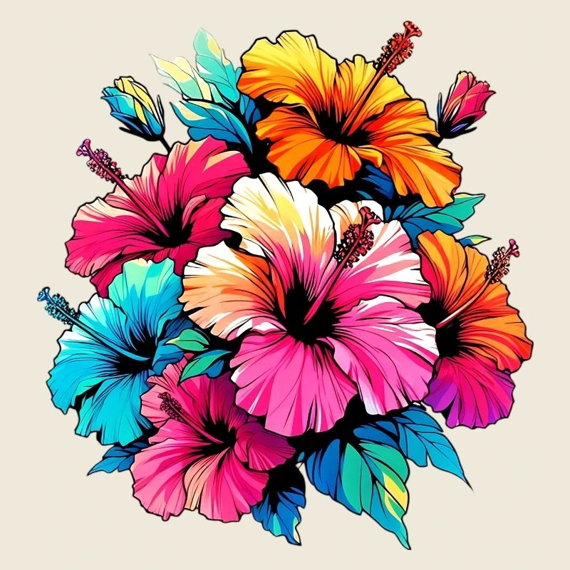 Fleurs d’hibiscus