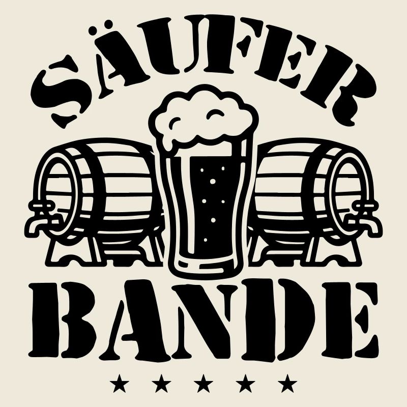 Säufer Bande Bier