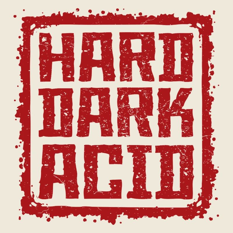 Harte dunkle Säure