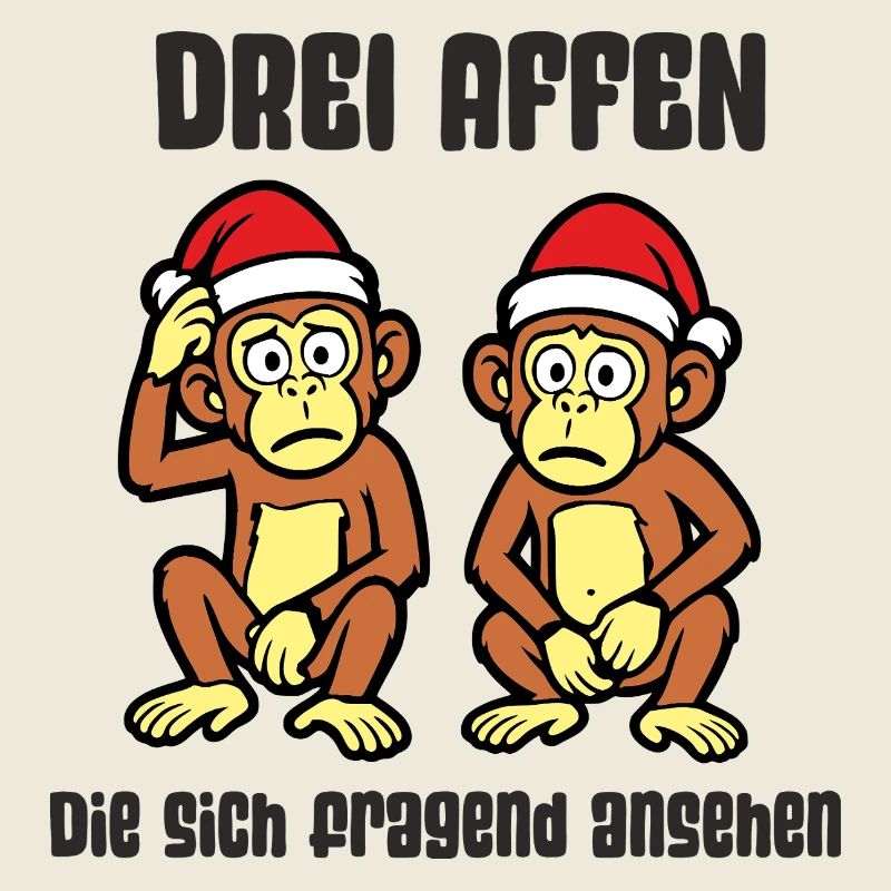 Three monkeys wondering.. - Christmas Special