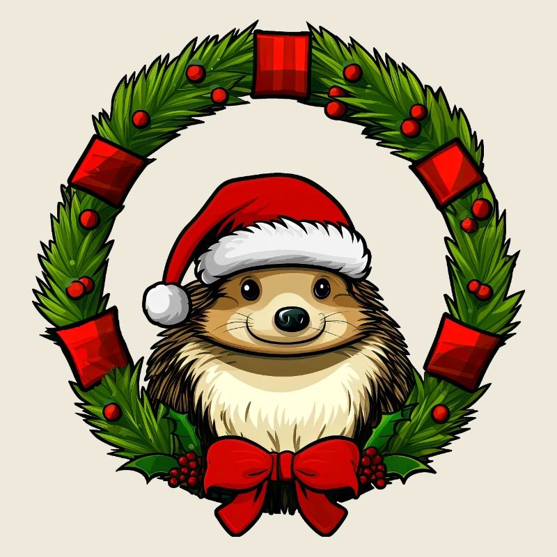 Hérisson de Noël