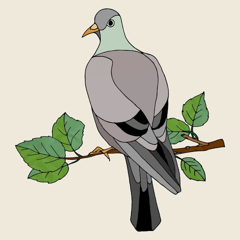 Bunter Vogel
