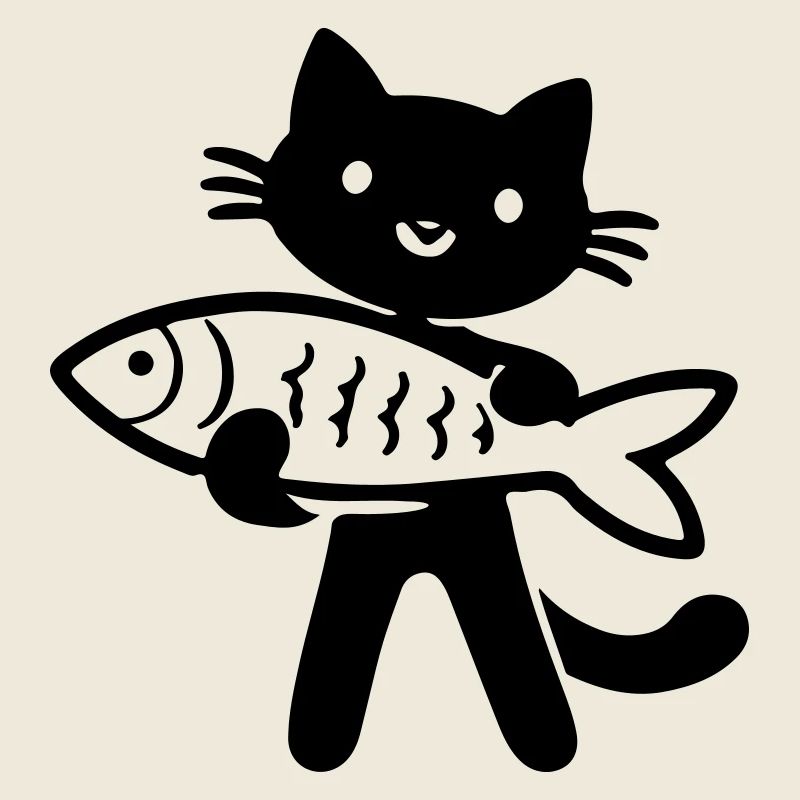 Katze Fisch