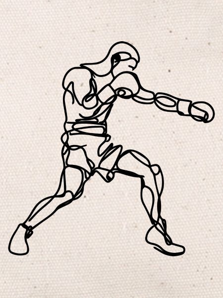 Graphismes de boxe