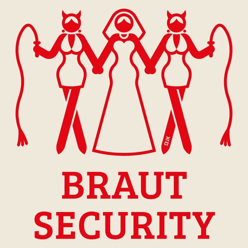 Braut Security (JGA Polterabend Peitsche / Red)