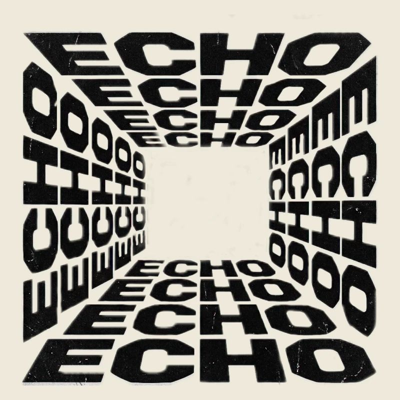 Tunnel Echoes Typographic Pattern