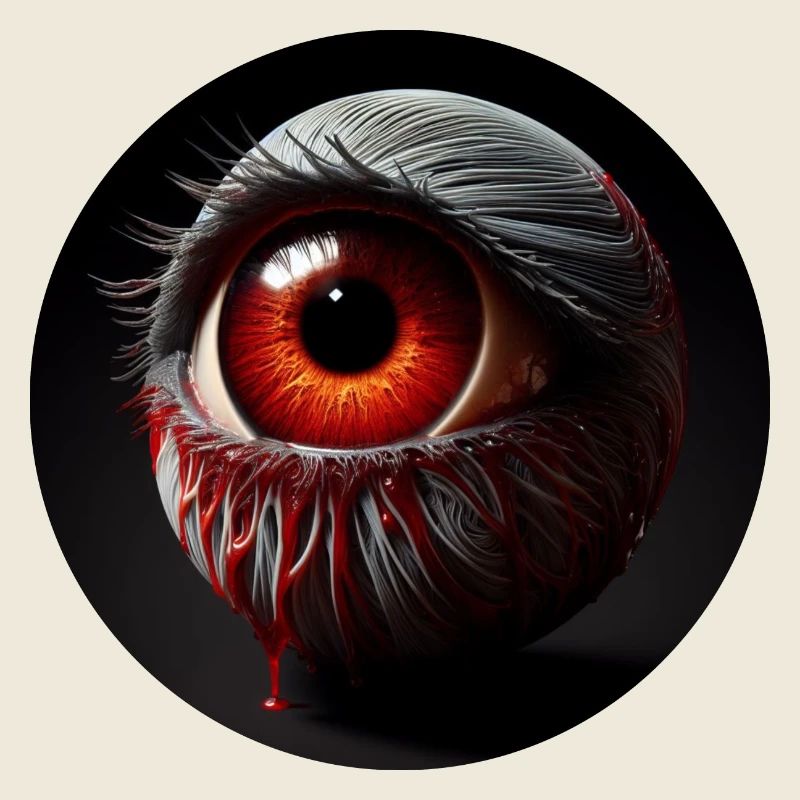 Auge Satanisch Dunkler Charakter Grausam