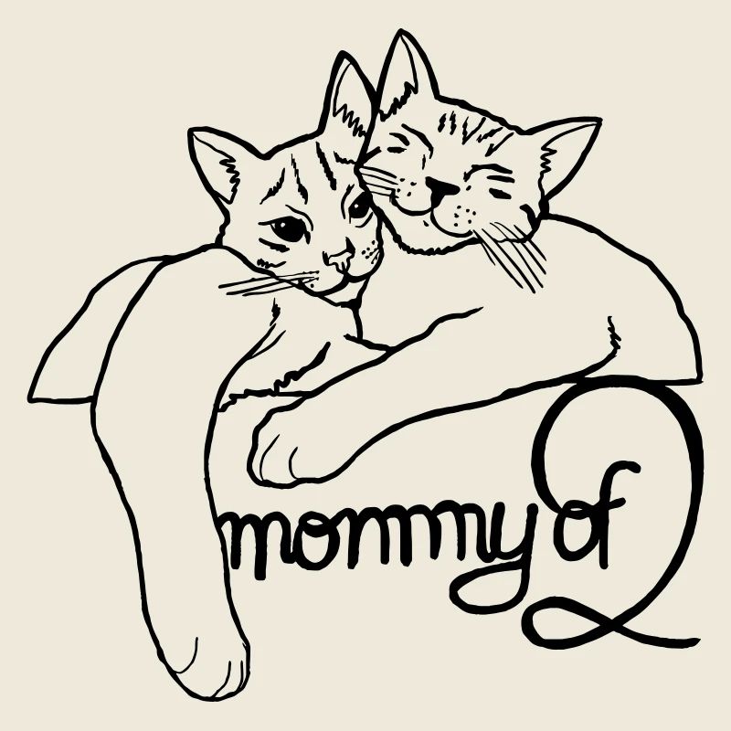 Maman de deux chats maman