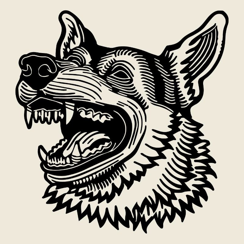 Schäferhund Hund Hundekopf