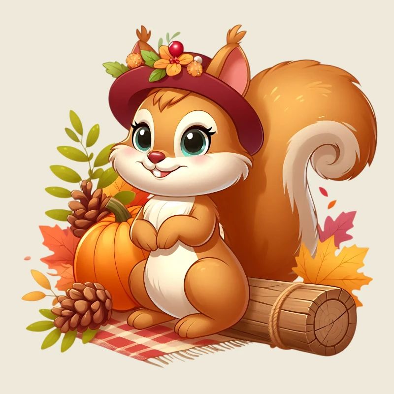 Eichhörnchen Herbst