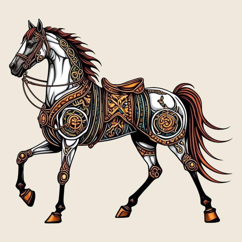 Cheval steampunk