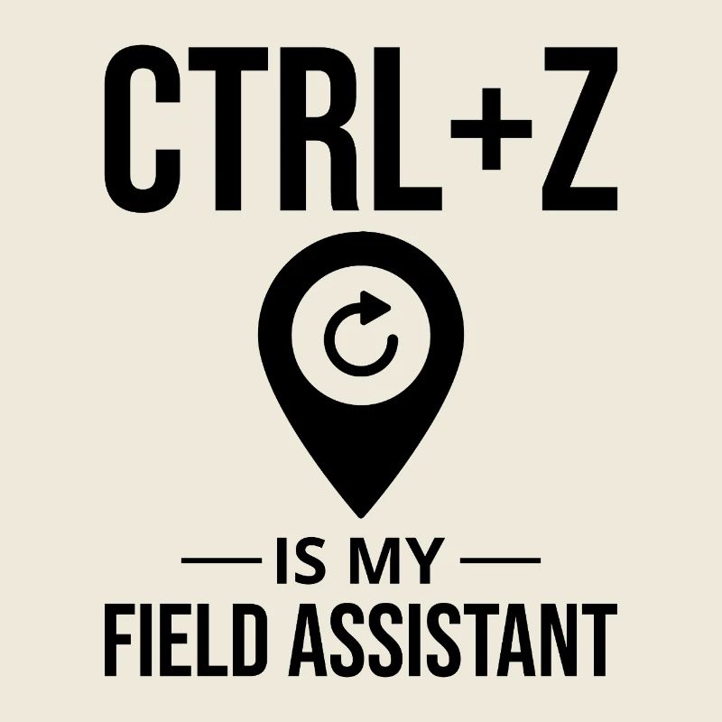 CTRL+Z Field Assistant Modification des données SIG Annuler