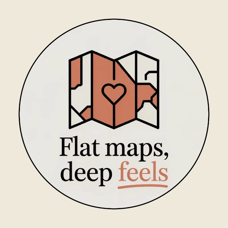 Flache Karten Deep Feels Geografie Kartografie