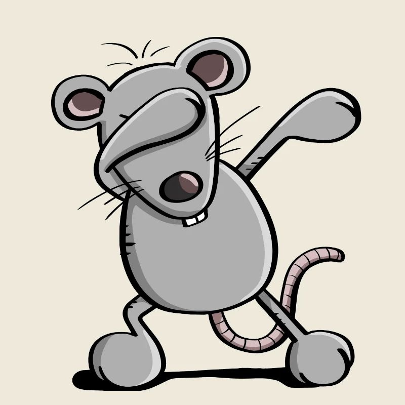 Coole Dab Dance Maus - Dabbing Ratte - Comic