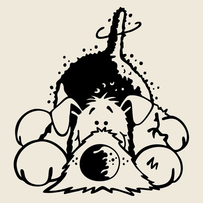 Happy Airedale Terrier