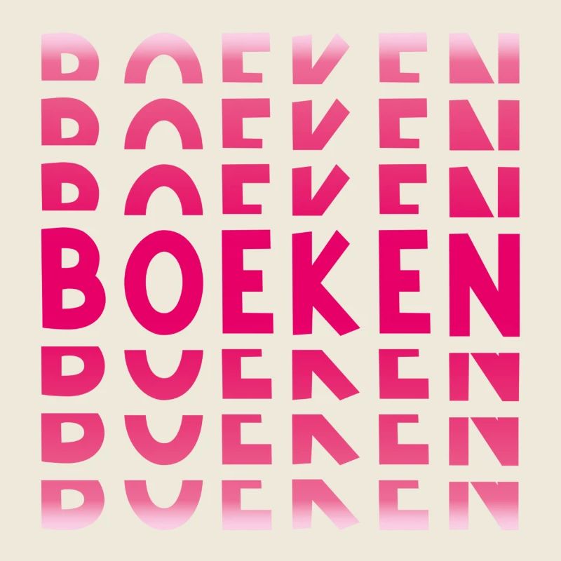 Books in pink gradient