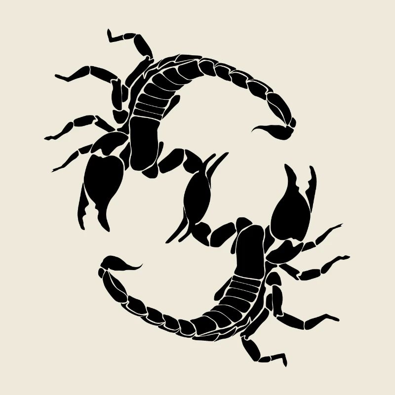 Black Scorpio - Letter S