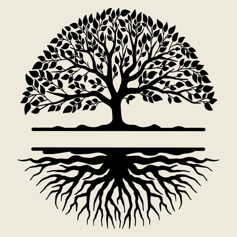 Tree with roots banner small banner