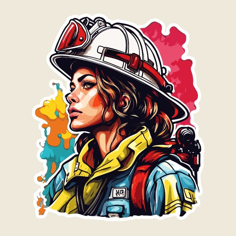 Firefighter / Fire / Fire / Extinguish / Heroine