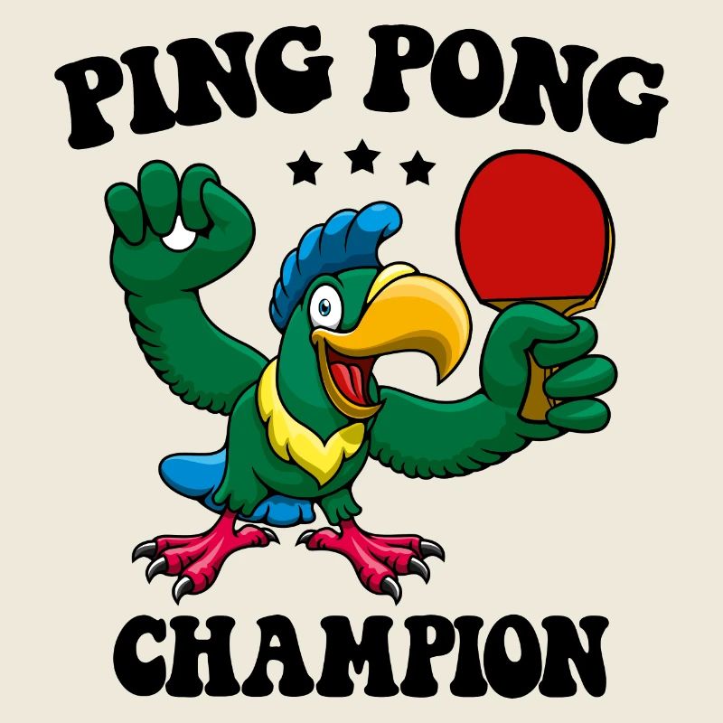 Ping Pong Champion Design Table Tennis and