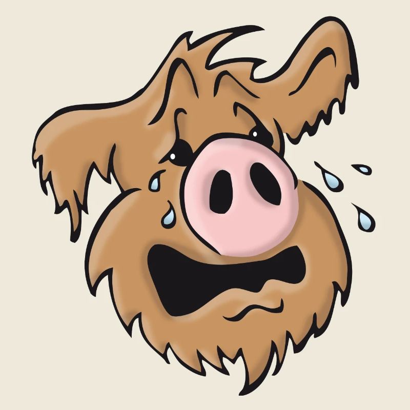 Schweinehund heulend