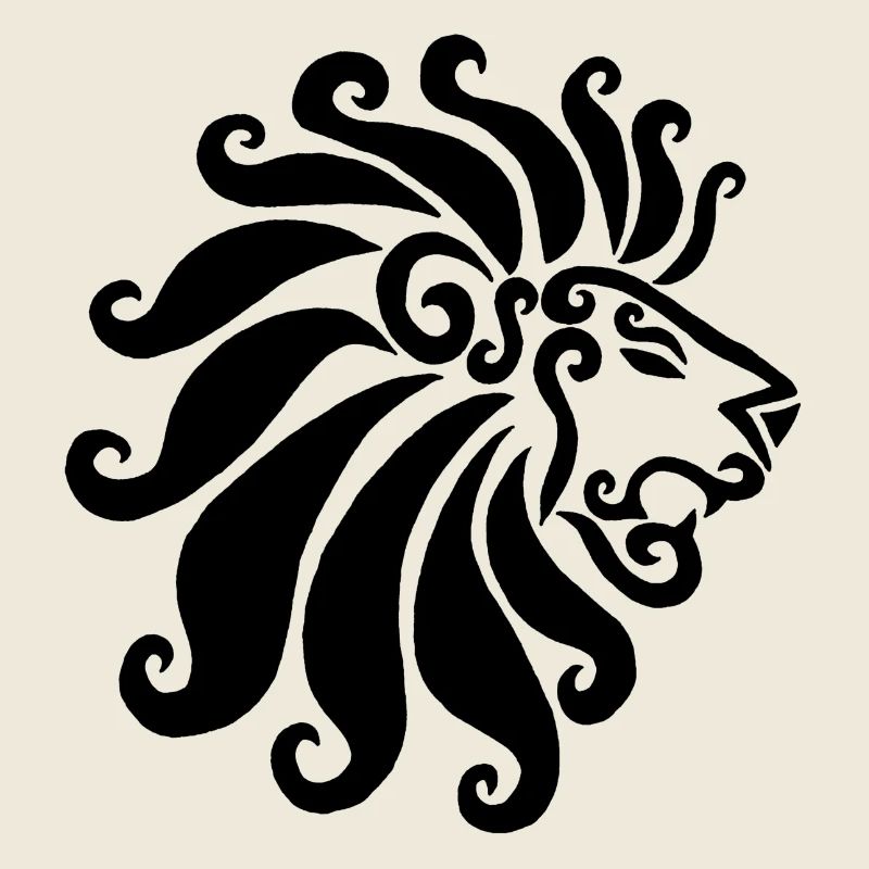 Schwarzer Löwe