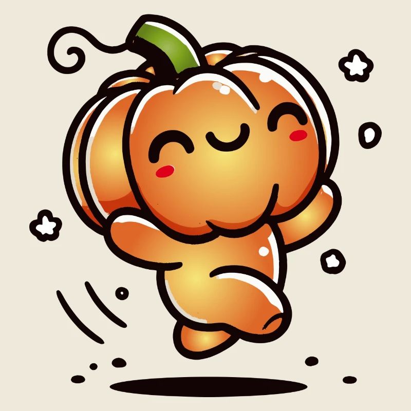 Dancing pumpkin - cute Halloween fun