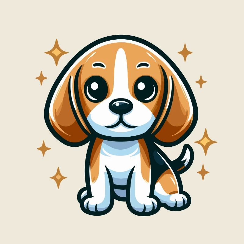 Beagle Chibi Hund