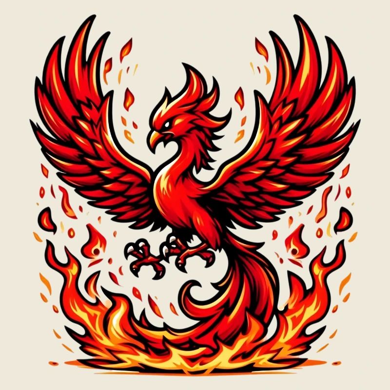 Phénix rouge
