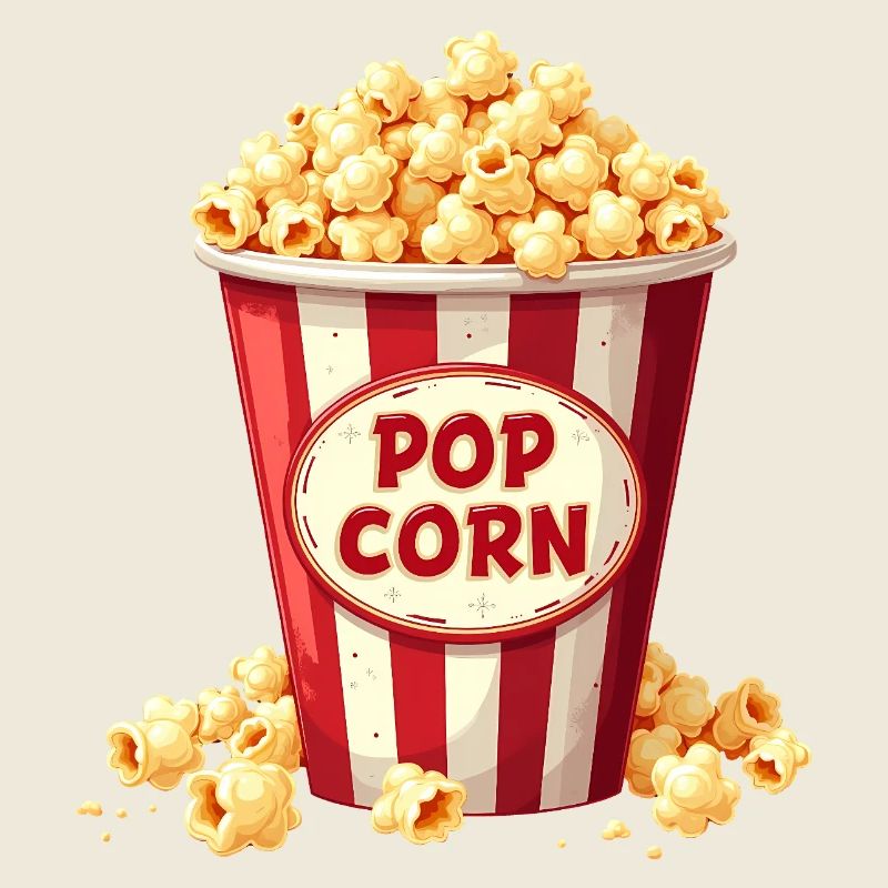 Carnaval costumé de pop-corn
