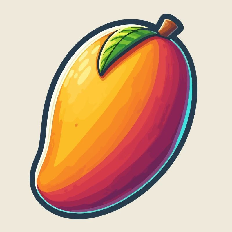 Design Mango Lebendig Abstrakt