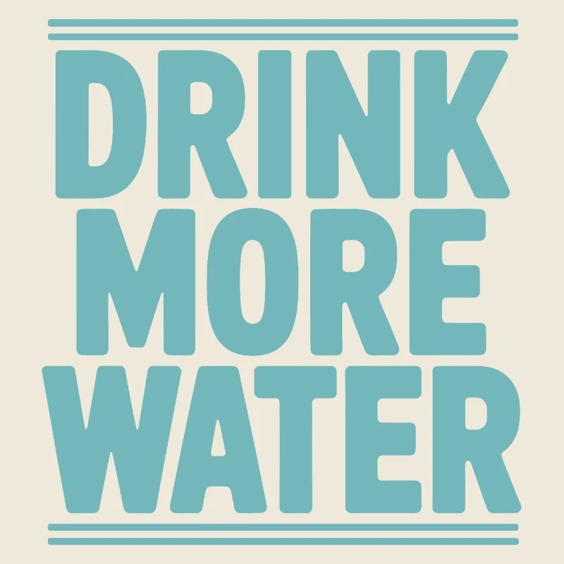 Drink More Water Health Coach Funny Hydration