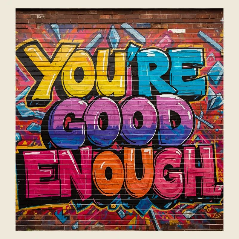 Inspirierende Graffiti-Textkunst