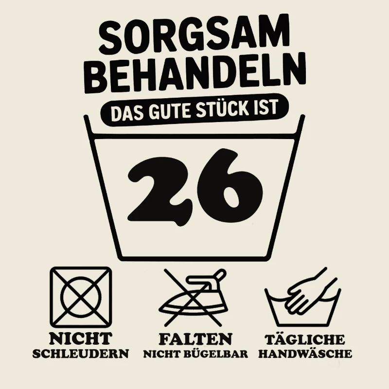 26 Geburtstag – Sorgsam Behandeln 