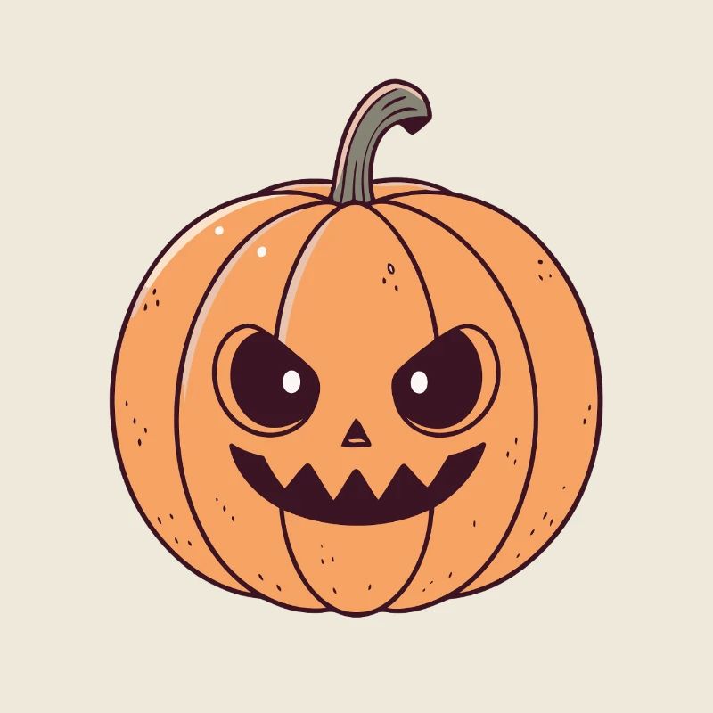 Scary Punk Pumpkin