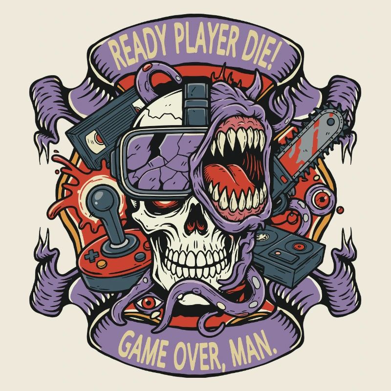 Ready Player Die Schädel
