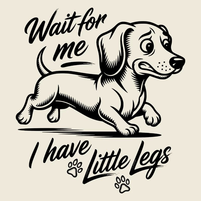Attends-moi, j’ai de petites jambes - Dackel teckel