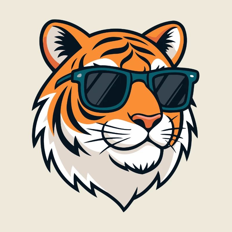 Tigre chic lunettes soleil