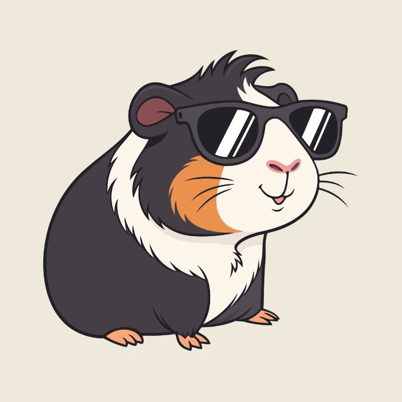 Cochon d’Inde Lunettes