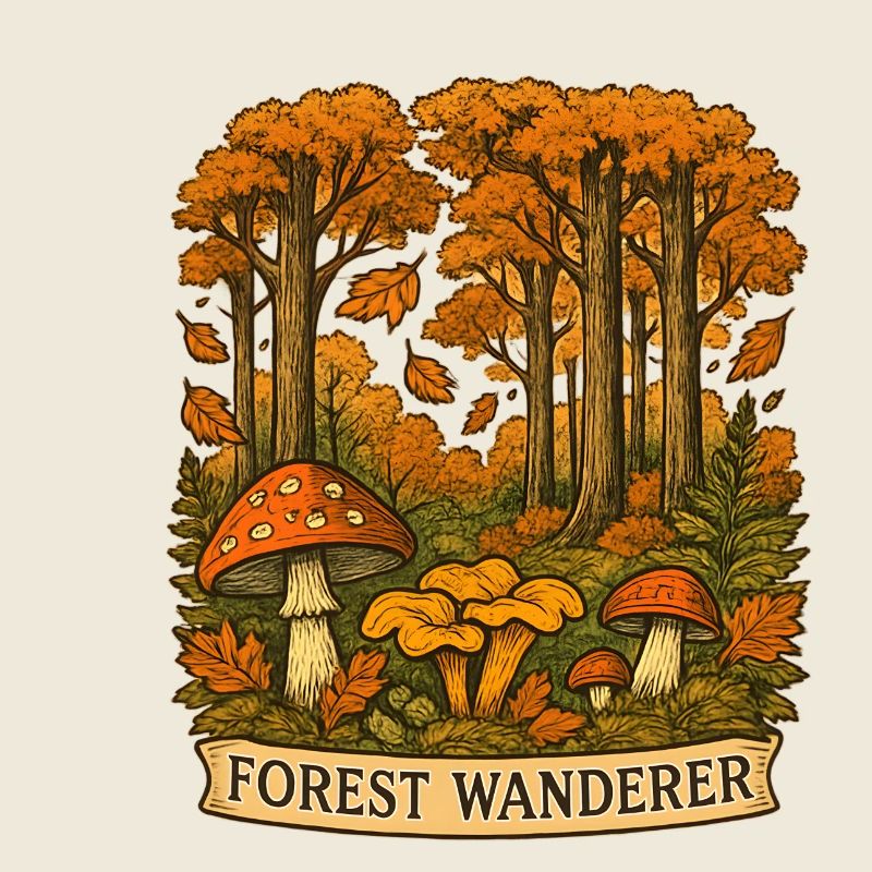 Waldwanderer Herbstpfad