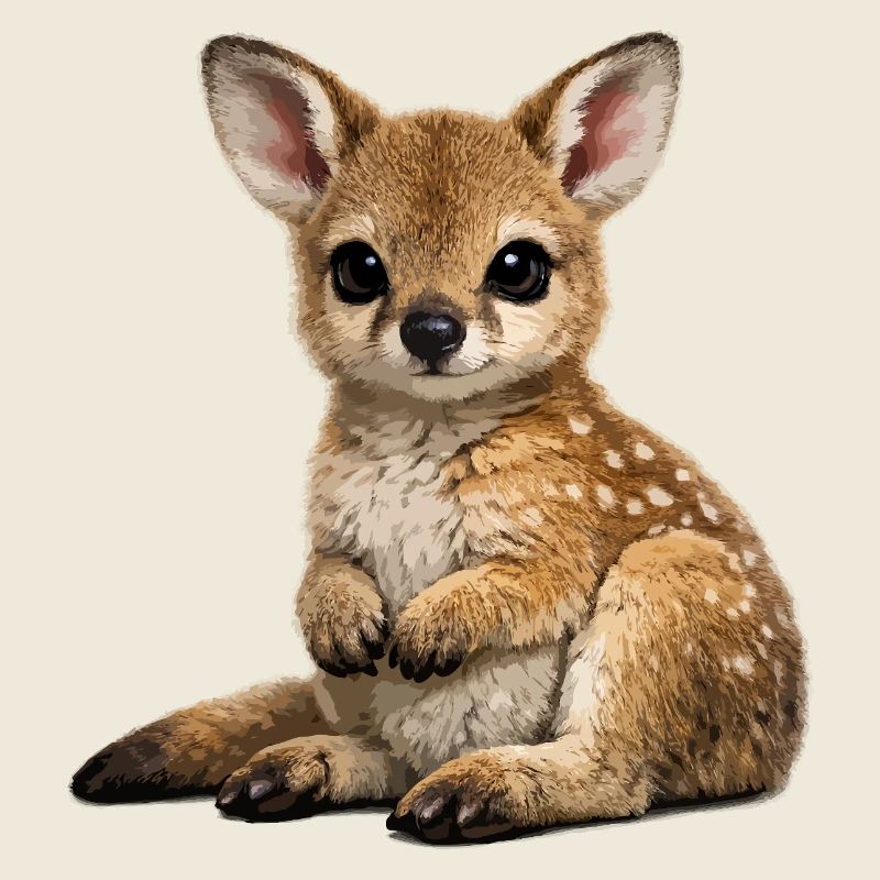 Bébé kangourou mignon Joey