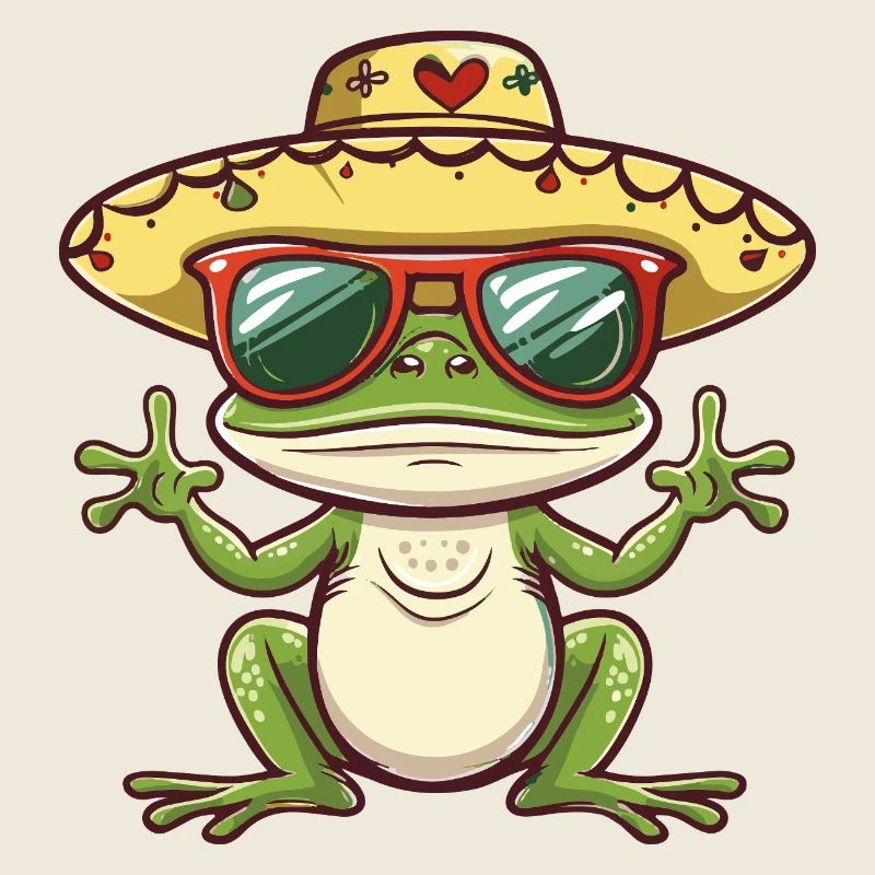 Sombrero drôle de grenouille