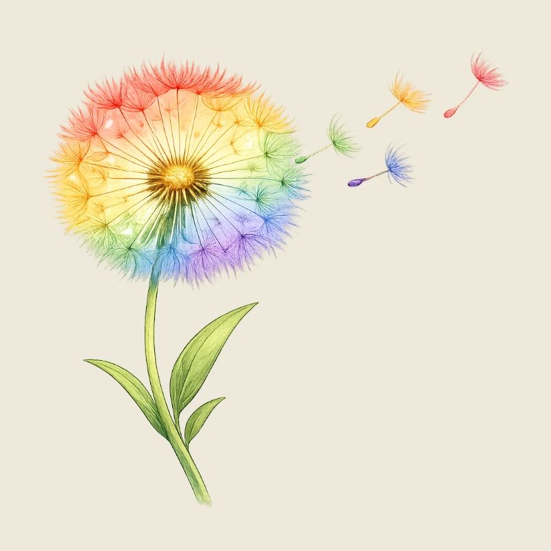 Rainbow Dandelion