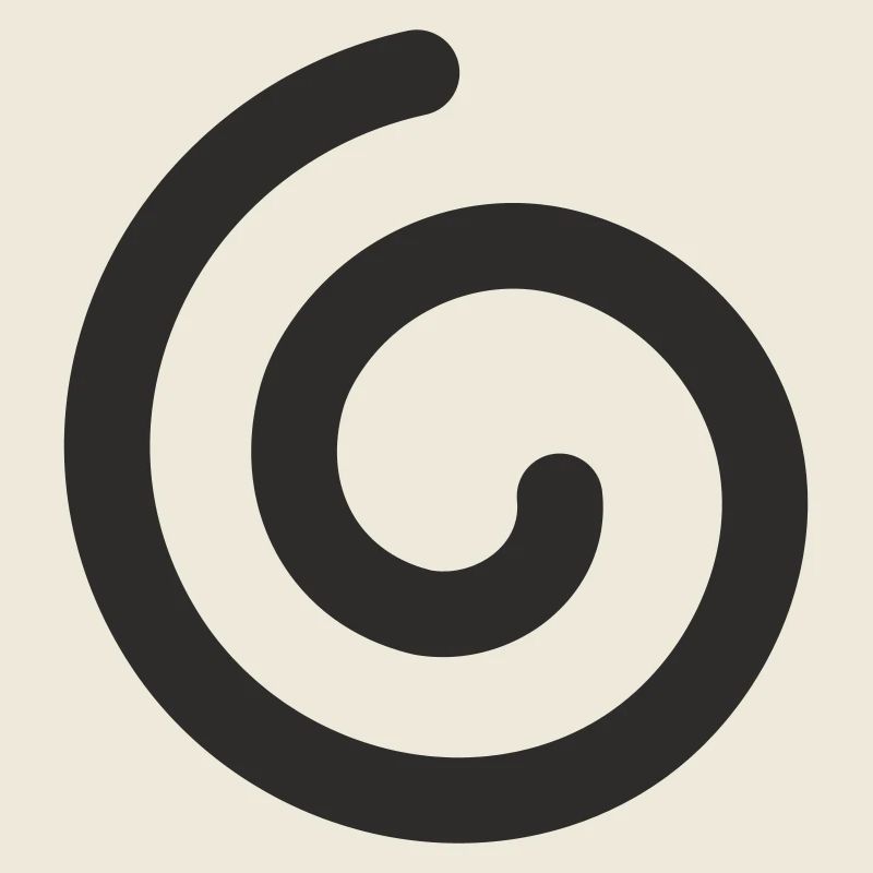 Spiral – Minimalist Symbol Design