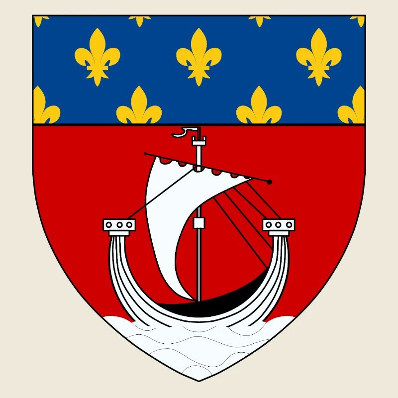 Heraldisches Wappen von Paris