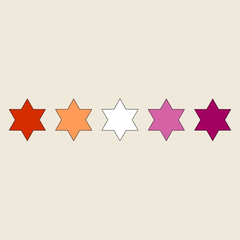 Subtile lesbische Pride-Stars