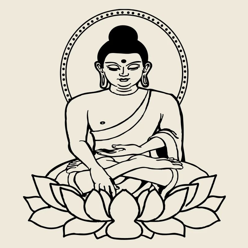 Buddha sitting de