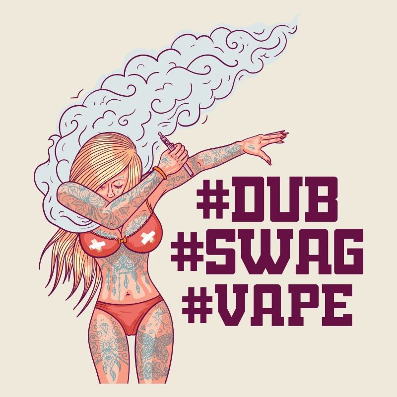 Vape - Mädchen macht den DUBmove