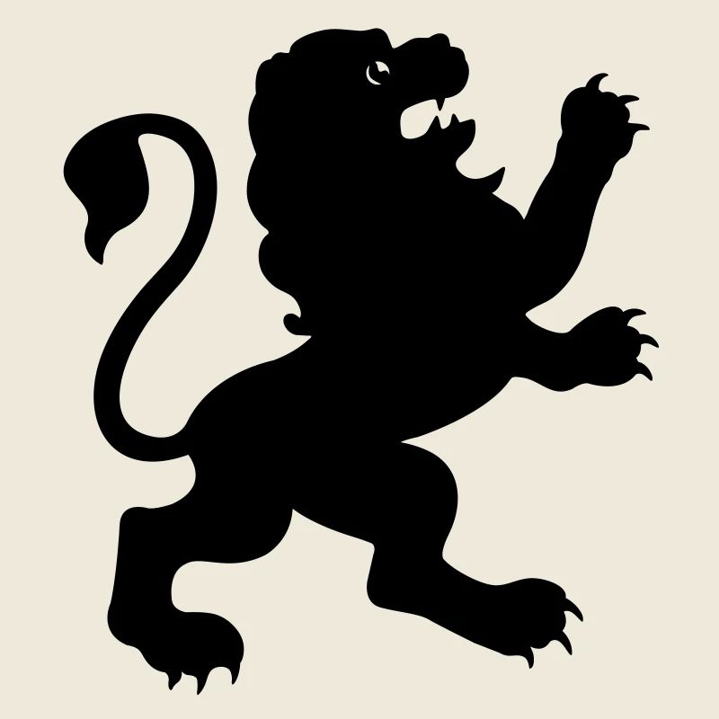 Black lion de